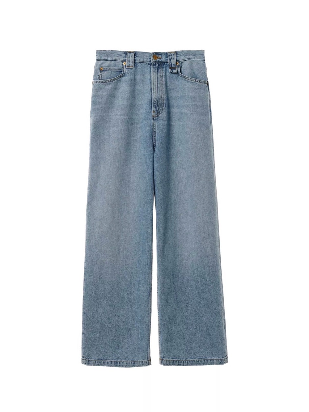 Willy Chavarria X Zara Mid Rise Wide Leg Jeans